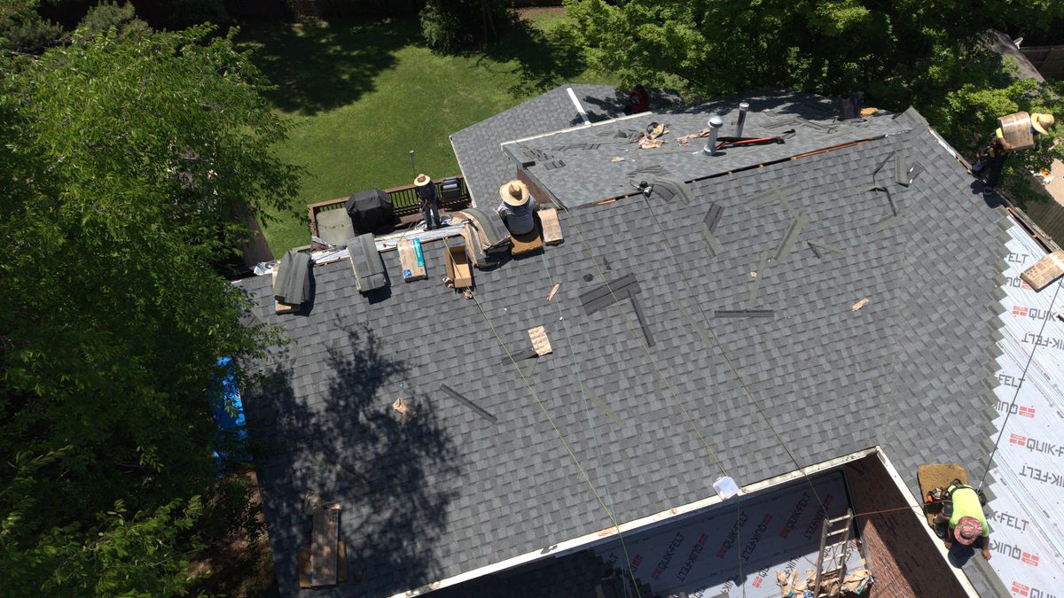 Finished architectural shingle roof in Oak Ridge TN